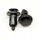 120x Universal Plastic Fastener Push Clips Clip Black for Car Auto Practical