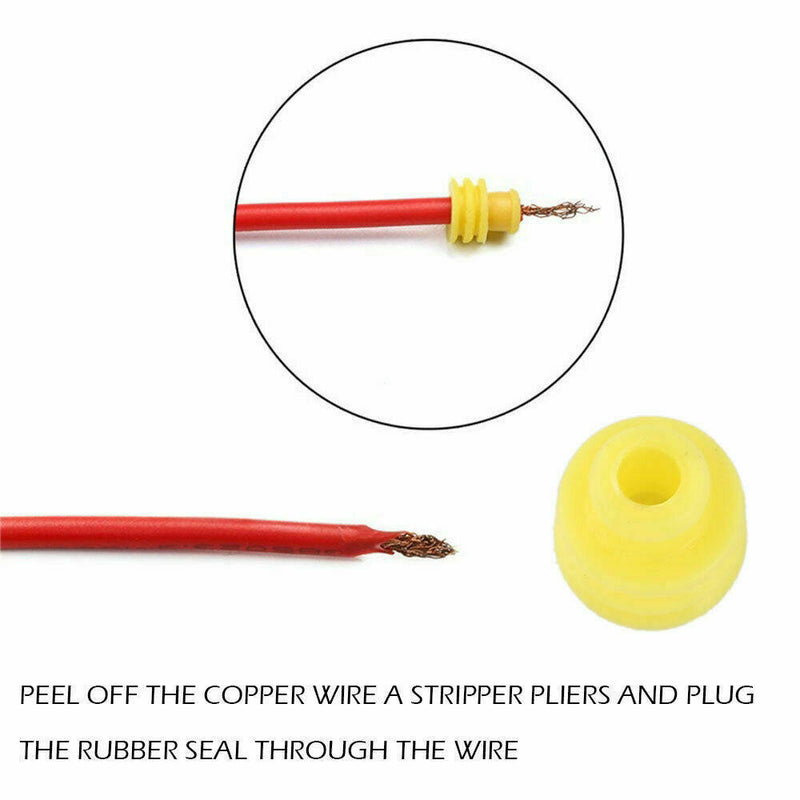 26Set Fit For Car Waterproof 1-4 Pin Way Electrical Connector Plug Practical