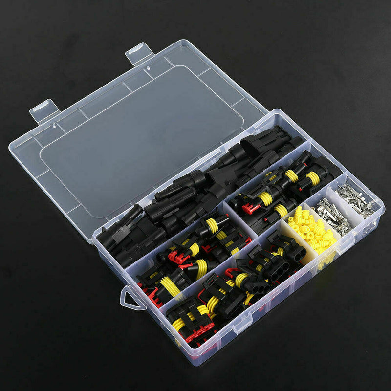 26Set Fit For Car Waterproof 1-4 Pin Way Electrical Connector Plug Practical