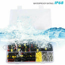 26pcs 1/2/3/4/ Pin Way Sealed Waterproof Electrical Wire Connector Plug Socket S