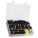 26pcs 1/2/3/4/ Pin Way Sealed Waterproof Electrical Wire Connector Plug Socket S