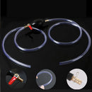 Black Manual Oil Pump Siphon Tube Auto Hose Liquid Gas Transfer Sucker Suction