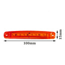 10x SMD 9-LEDs Side Marker Tail Light Clearance Car Trailer DC 24V New Hot