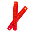 10 x 24V 9 LED Side Marker Light Indicator Lamp for Bus Lorry Truck Trailer Hot