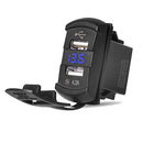 Universal Rocker Style Car USB Charger with Blue LED Light Dual USB Power Socket