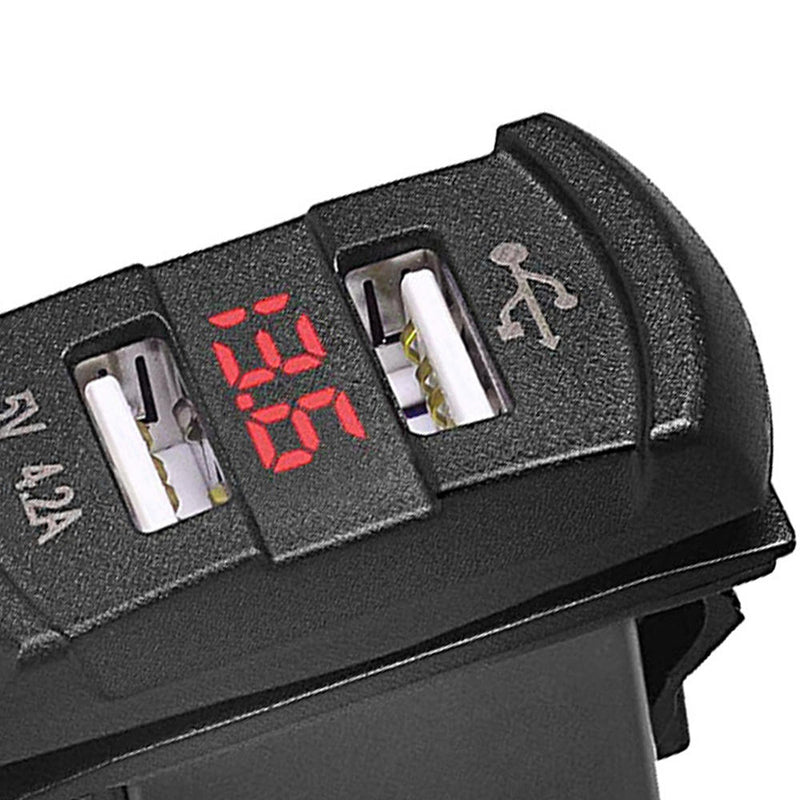 3 * Car Charger USB Car Charger Adaptor with Dual Port 5V/4.2A Fast Durable