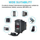 3 * Car Charger USB Car Charger Adaptor with Dual Port 5V/4.2A Fast Durable