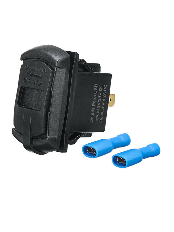 3 * Car Charger USB Car Charger Adaptor with Dual Port 5V/4.2A Fast Durable