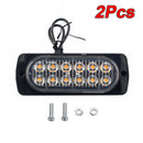 2X 12 LED Car Truck Flash Warning Side Lamp Practical New Easy Use
