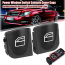2X Car Window Switch Cover Button Caps For Mercedes Benz W203 C-CLASS C320 C230