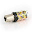 1 Pair LED Bulb 144SMD CanBus 1156 BA15S P21W LED Turn Signal Light 12V Amber
