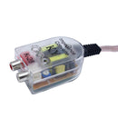 Car Stero Radio Speaker High To Low RCA Line Audio Impedance Output Converter