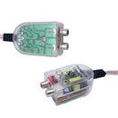 Car Stero Radio Speaker High To Low RCA Line Audio Impedance Output Converter