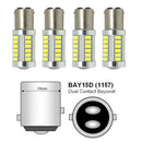 4pcs 1157 5630 33-SMD LED Car White Canbus Light Bulbs Backup Reverse Tail Lamp