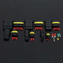 Car Electrical Wire Cable Connector 1-6Pin Way Plug & Bladed Fuses Kit