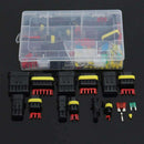 Car Electrical Wire Cable Connector 1-6Pin Way Plug & Bladed Fuses Kit