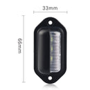 2X 6 LED Surface License Plate Light Tag Interior Step Trailer Truck RV  ftdd