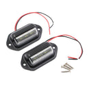 2X 6 LED Surface License Plate Light Tag Interior Step Trailer Truck RV  ftdd