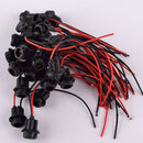 10pcs T10 W5W Wedge Light Bulb Socket Connector Holder For Auto Car Truck Boat