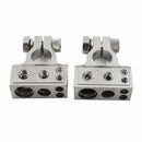 2pcs Positive + Negative Auto Car Vehicle Battery Terminal End Clamp Connector