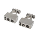 2pcs Positive + Negative Auto Car Vehicle Battery Terminal End Clamp Connector