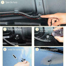 4pcs Plastic Universal Black Car Blade Arm Washer Wiper Water Spray Jet Nozzle