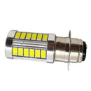 2pcs H6 5630 33SMD White LED Headlight Car Motorcycle Fog Light Turn/Brake Light