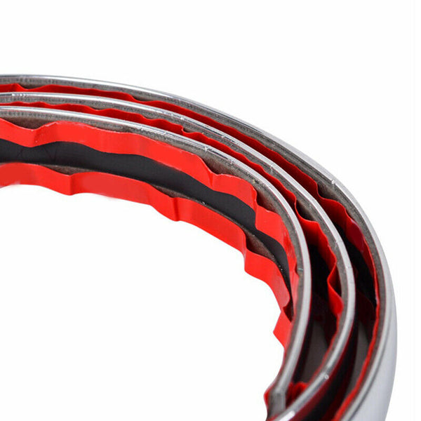 20mm Chrome Molding Trim Strip PVC Car Styling Decor Adhesive Tape New Hot