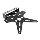 Universal Motorcycle Modified Adjustable LED License Plate Frame Holder Bracket