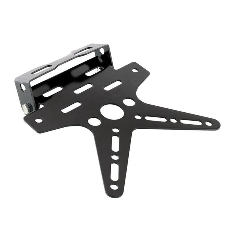 Universal Motorcycle Modified Adjustable LED License Plate Frame Holder Bracket