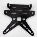 Durable Electroplating CNC Aluminum Alloy Motorcycle Rear License Plate Frame