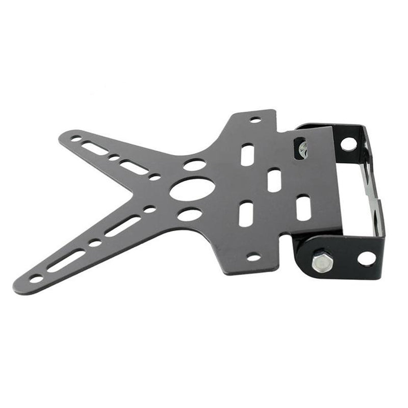 Universal Motorcycle Modified Adjustable LED License Plate Frame Holder Bracket