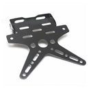 Durable Electroplating CNC Aluminum Alloy Motorcycle Rear License Plate Frame
