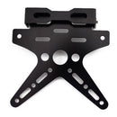 Durable Electroplating CNC Aluminum Alloy Motorcycle Rear License Plate Frame