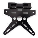 Universal Motorcycle Modified Adjustable LED License Plate Frame Holder Bracket
