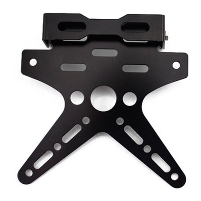 Universal Motorcycle Modified Adjustable LED License Plate Frame Holder Bracket