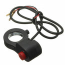 7/8" Motorcycle Handlebar LED Headlight Flameout Startup Switch Double Flash