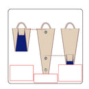 Car Seat Wet Rain Umbrella Storage Foldable Holder Umbrella Car Back Seat Hanger