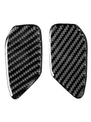 2x Carbon Fiber Interior Door Handle Bowl Cover Trim For Chevrolet Camaro 17-19