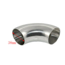 Car Stainless Steel Exhaust Weldable Elbow Pipe Bend Fitting 1.5" Inch/38mm Kit