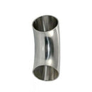 1 * Stainless Steel 90 Degree 1.5inch Sanitary Weld Elbow Tail Pipe Fitting Good