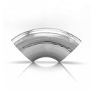 1 * Stainless Steel 90 Degree 1.5inch Sanitary Weld Elbow Tail Pipe Fitting Good