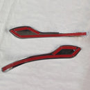 2pcs Trim-Accessories Molding Rearview-Mirror-Strip Car-Styling Chrome-Side-View