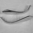 2pcs Trim-Accessories Molding Rearview-Mirror-Strip Car-Styling Chrome-Side-View