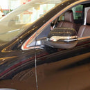 2pcs Trim-Accessories Molding Rearview-Mirror-Strip Car-Styling Chrome-Side-View