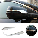 2pcs Trim-Accessories Molding Rearview-Mirror-Strip Car-Styling Chrome-Side-View