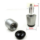 2pcs 7/8'' Motorcycle Handle Handlebar Grips Bar End Cap Plugs Slider Aluminum