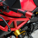2pcs 7/8'' Motorcycle Handle Handlebar Grips Bar End Cap Plugs Slider Aluminum