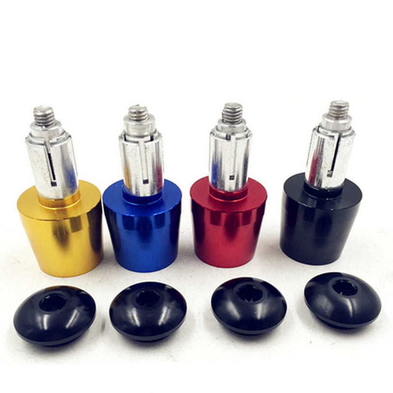 2pcs 7/8'' Motorcycle Handle Handlebar Grips Bar End Cap Plugs Slider Aluminum
