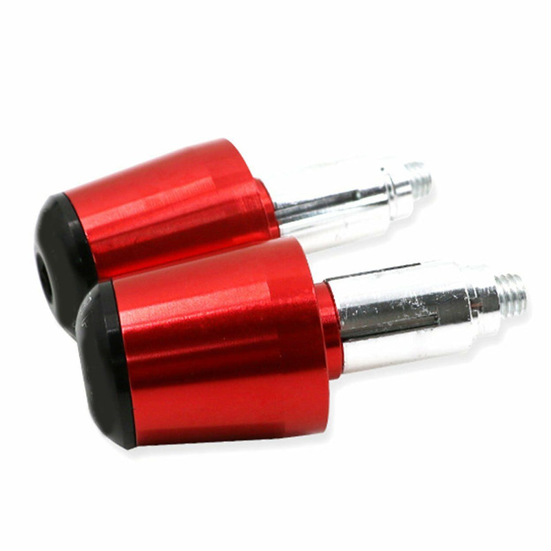2pcs 7/8'' Motorcycle Handle Handlebar Grips Bar End Cap Plugs Slider Aluminum